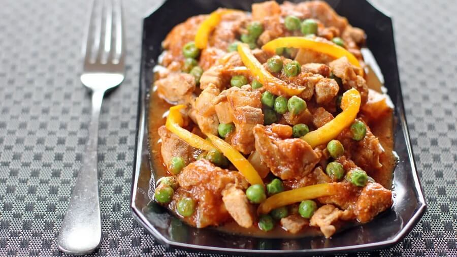 Pork Guisantes (Filipino Pork and Peas)