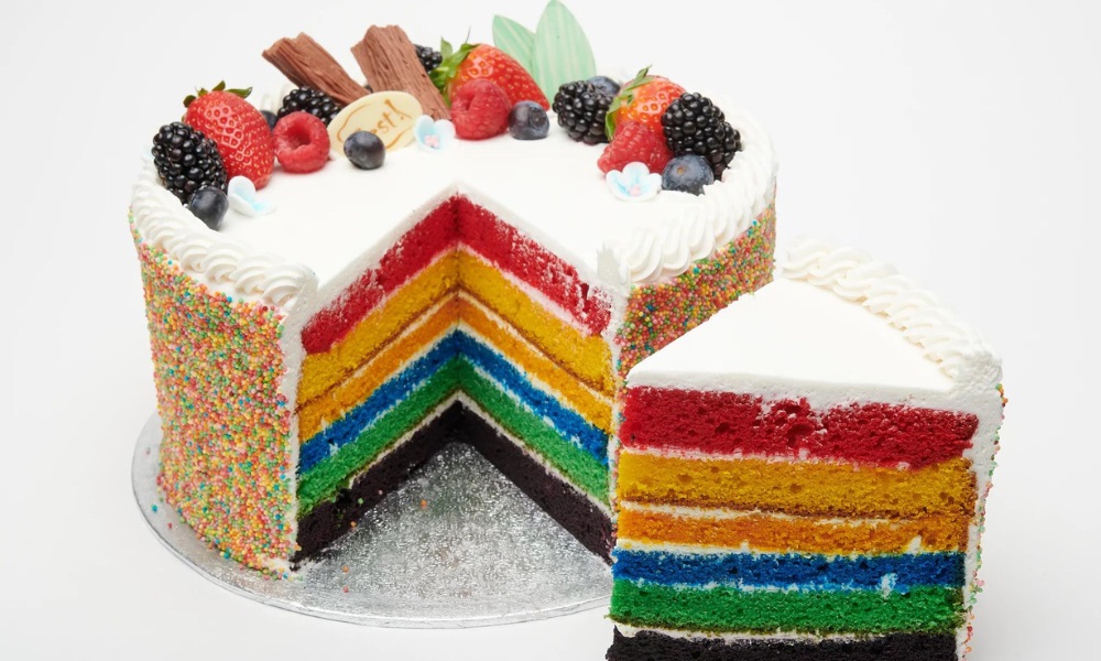 rainbow cake